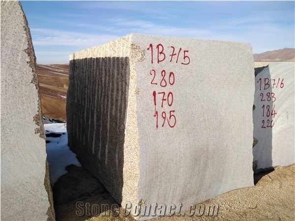 Persian Orange Wave Granite Blocks