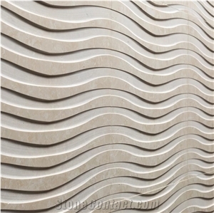 Natural Stone 3d Wall Panel, Cnc Wall Panel