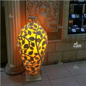 Garden Faux Sandstone Lamps Lanterns Lighting