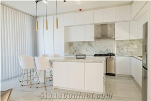 Arabescato Oro Lucidato - Kitchen Countertop, Kitchen Island