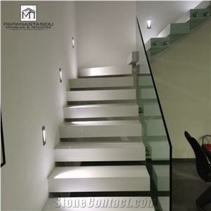 Staircase Made from Quartz Composite