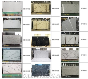 24 48 72 Inch Quartz Vanity Tops with Undermount Sink