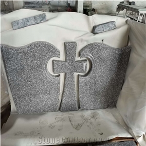 Factory Cheap G664 Granite Headstone Gravestone