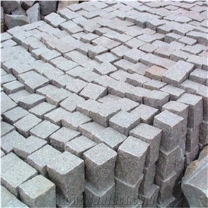 G603 Light Granite Paving Cubes Patio Cobble Stone