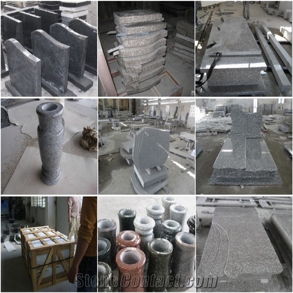 G664 Pink Granite Headstones