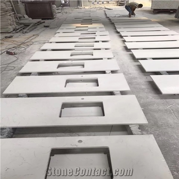 Prefabricated Quartz Vanity Tops