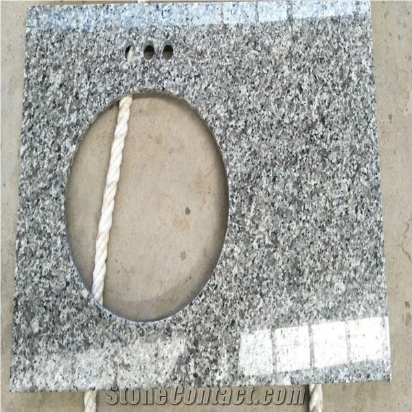 Swan Grey Granite Single Sink Bath Vanity Tops