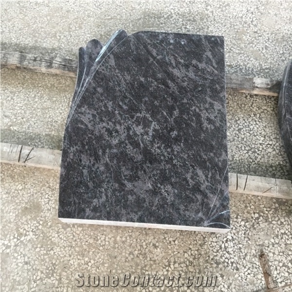 Top Hand Carved Himalaya Granite Tombstone