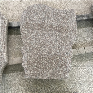 Top Hand Carved Himalaya Granite Tombstone