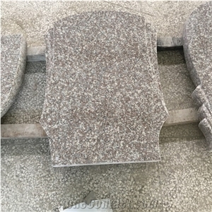 Top Hand Carved Himalaya Granite Tombstone