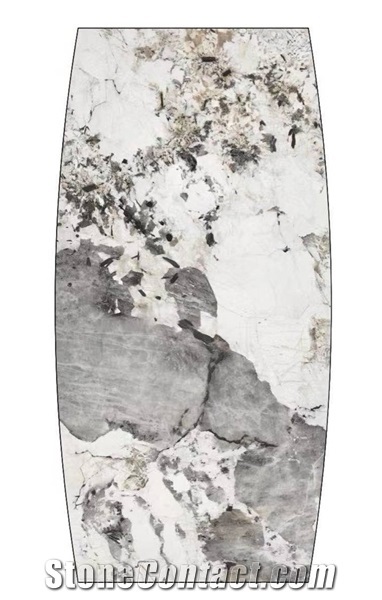 Artificial Patagonia Granite Sintered Stone Slab Kitchen Design