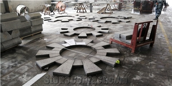 China Royal Pearl Brown Granite Tile Polished Exterior Wall Panel