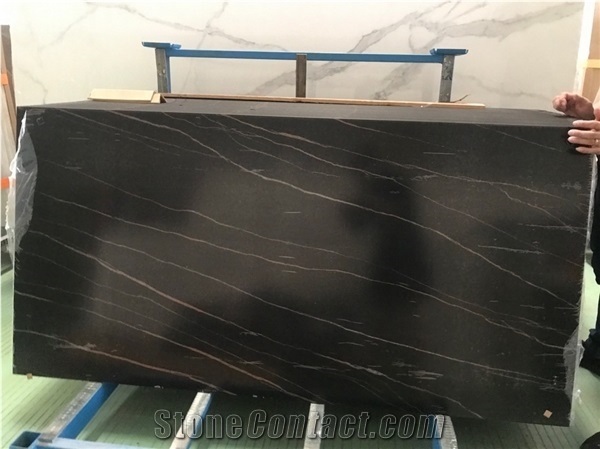 Nero St. Laurent Artificial Marble Sintered Slab