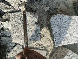 New G603 Grey Granite Cube Stone Cobble Sets Garden Pavers