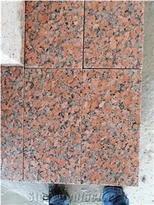 Project Design G562 Maple Red Granite Tiles Flamed