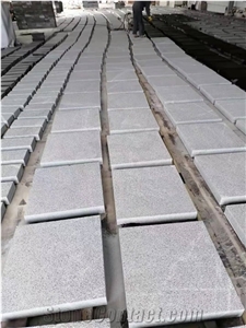 Sandblasted New G654 Padang Dark Grey Granit Road Cube Stone