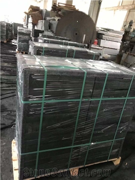 Sandblasted New G654 Padang Dark Grey Granit Road Cube Stone