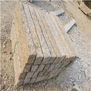 G682 Rusty Yellow Granite Kerbstones Curbstone