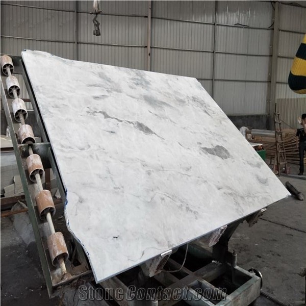 Sky White Marble Slab Tiles Skirting Walling Tile