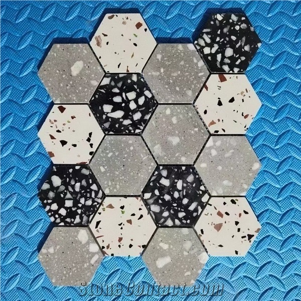 Terrazzo Mosaic Tile/Kitchen/Bathroom/Shower Room Mosaic