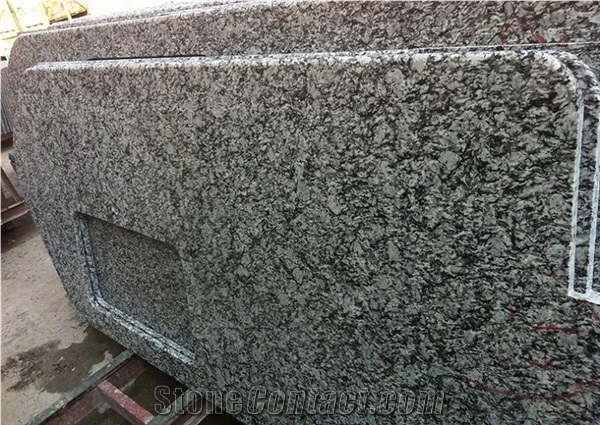 Water Wave White Countertops