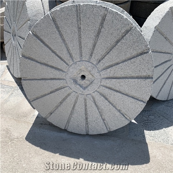 Dia100cm Large Millstone Granite Water Fountain