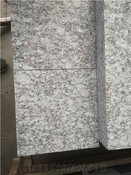 Chinese Sea Wave,Spray White Flamed&Brushed,Wave White Pavers