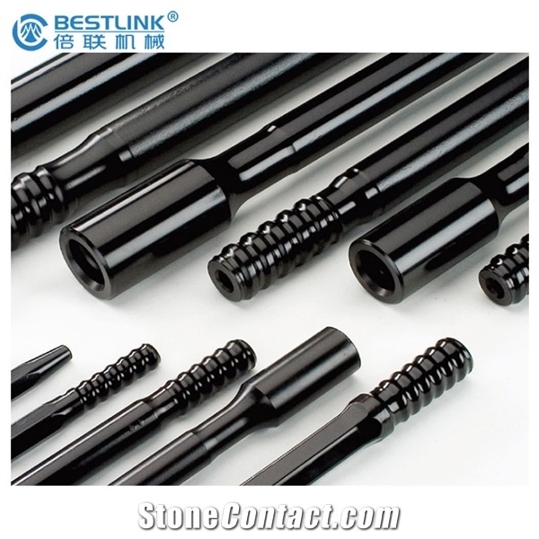 R25 Thread Shank End Rod with Button Bits & Coupling Sleeve