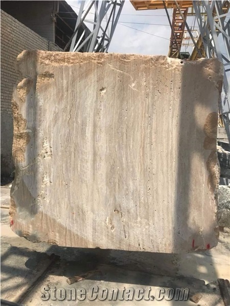 Cream Travertine Blocks
