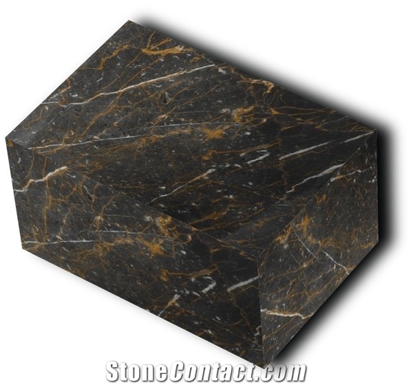 Golden Black Marble Blocks