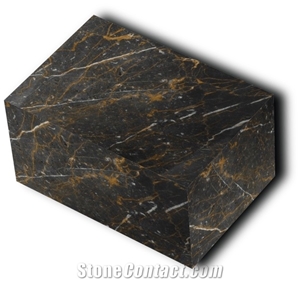Golden Black Marble Blocks