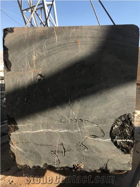 Golden Black Marble Blocks
