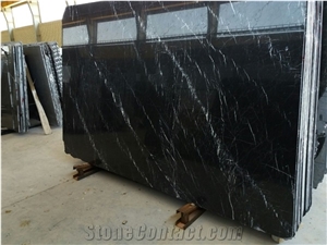 Persian Nero Marquina Marble Tiles & Slabs
