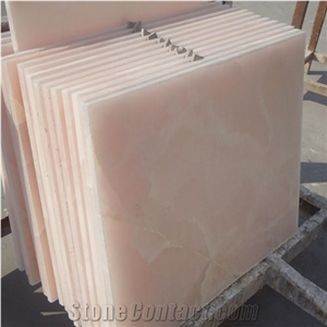 Pink Onyx Tiles & Slabs
