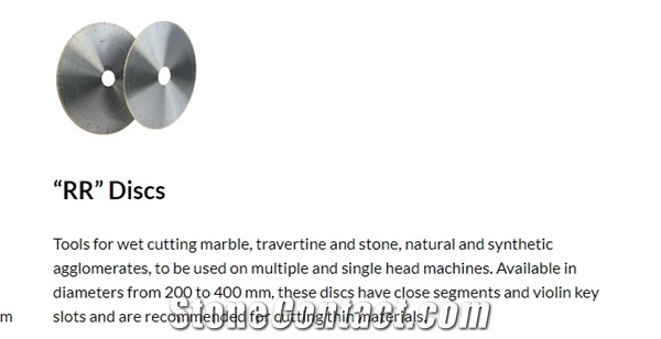 Rr Cutting Discs for Wet Cutting Marble, Travertine, Stone