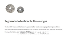 Segmented Wheels for Bullnose Edge Polisher