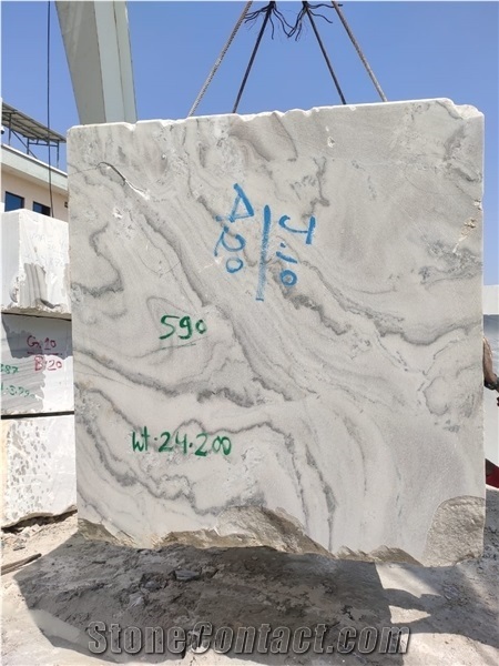 Bruno White Marble Blocks