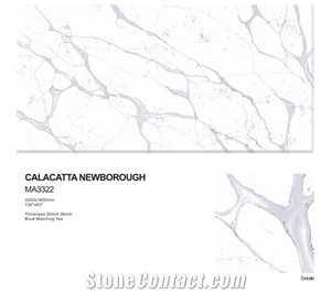 Calacatta Newborough Ma3322 Quartz Calacatta Newborough Ma3322 Quartz