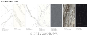 Sintered Ceramic Slabs, 1200×2400×6/12mm