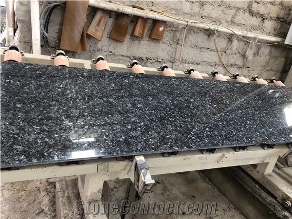 Blue Silver Emerald Pearl Granite Stone Slabs Tiles