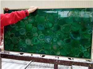 Natural Semi Precious Stone Semiprecious Stone Green Color Gemstone Slabs