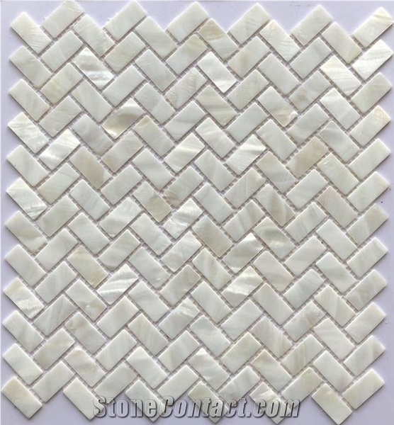 Arabasque Mother Of Pearl Shell Mosaic Tiles