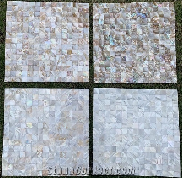 Arabasque Mother Of Pearl Shell Mosaic Tiles