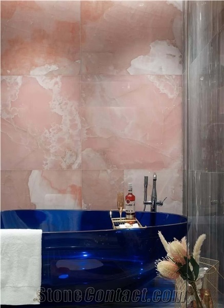 Pink Onice Rosa Large Format Slabs