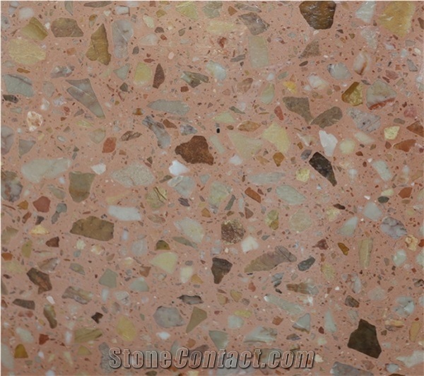 Polished Cement Terrazzo Tiles for Floor