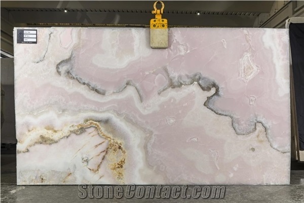 Onice Rosa- Persian Pink Onyx Slabs