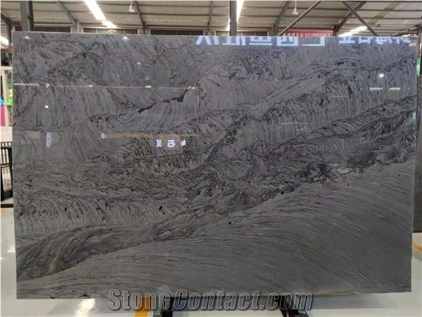 Brazil Shangri-La Grey Quartzite Polished Slabs & Tiles