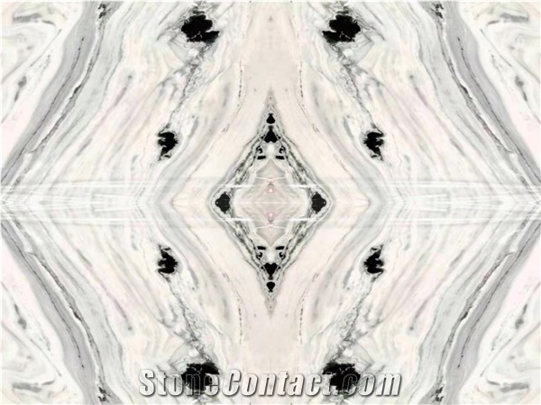 China Panda White Marble Polished Tiles & Wall Cladding