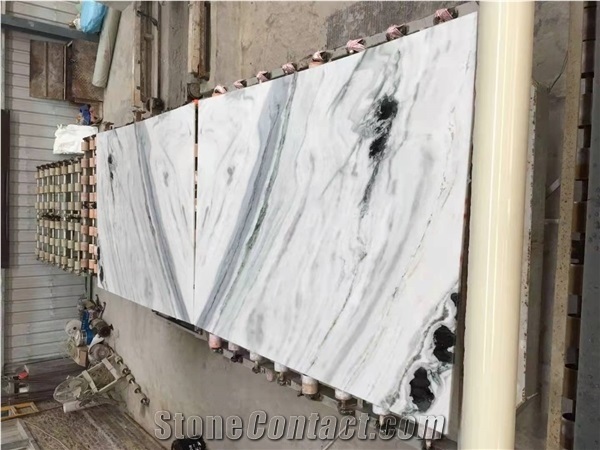 China Panda White Marble Polished Tiles & Wall Cladding