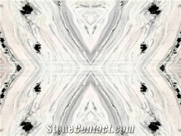 China Panda White Marble Polished Tiles & Wall Cladding
